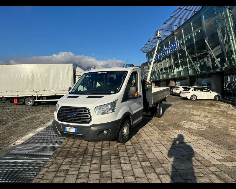 FORD TRANSIT 350 - CASSONE CON GRU - Lombardia Truck