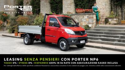 Promozione LEASING SENZA PENSIERI CON PORTER NP6 - Lombardia Truck